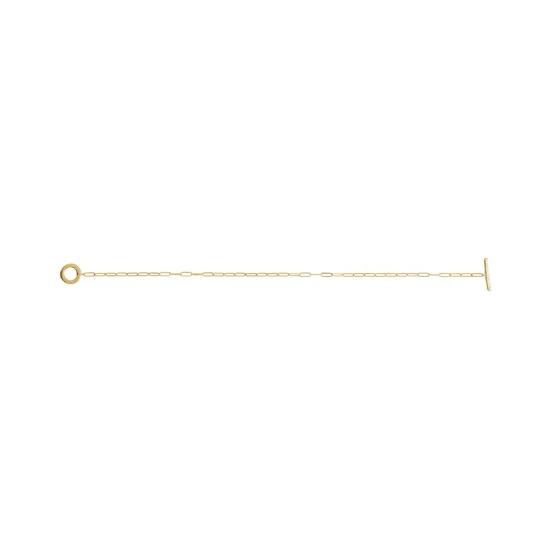 Natural Diamond Toggle 7" Bracelet