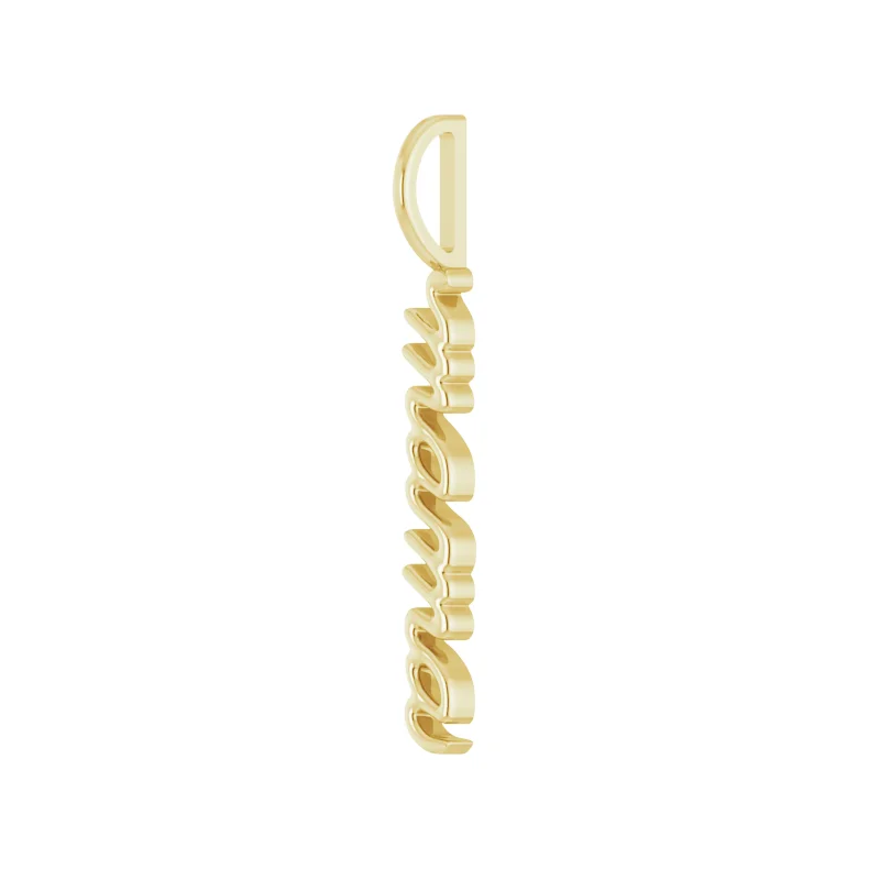 Vertical "Mama" Charm/Pendant
