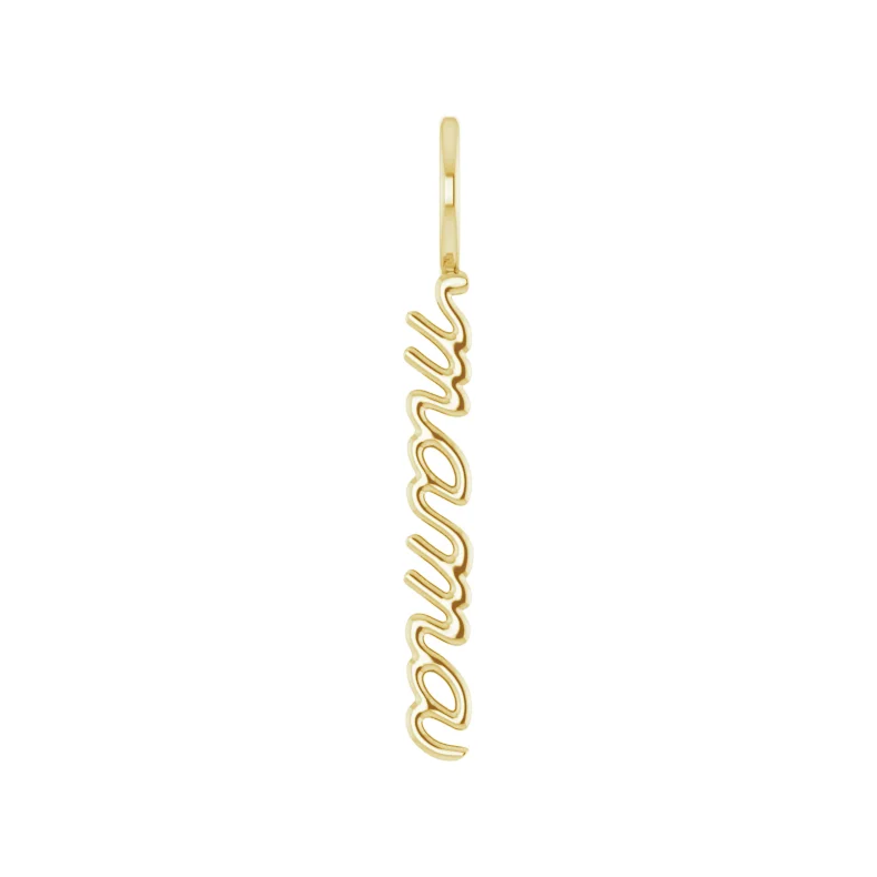 Vertical "Mama" Charm/Pendant