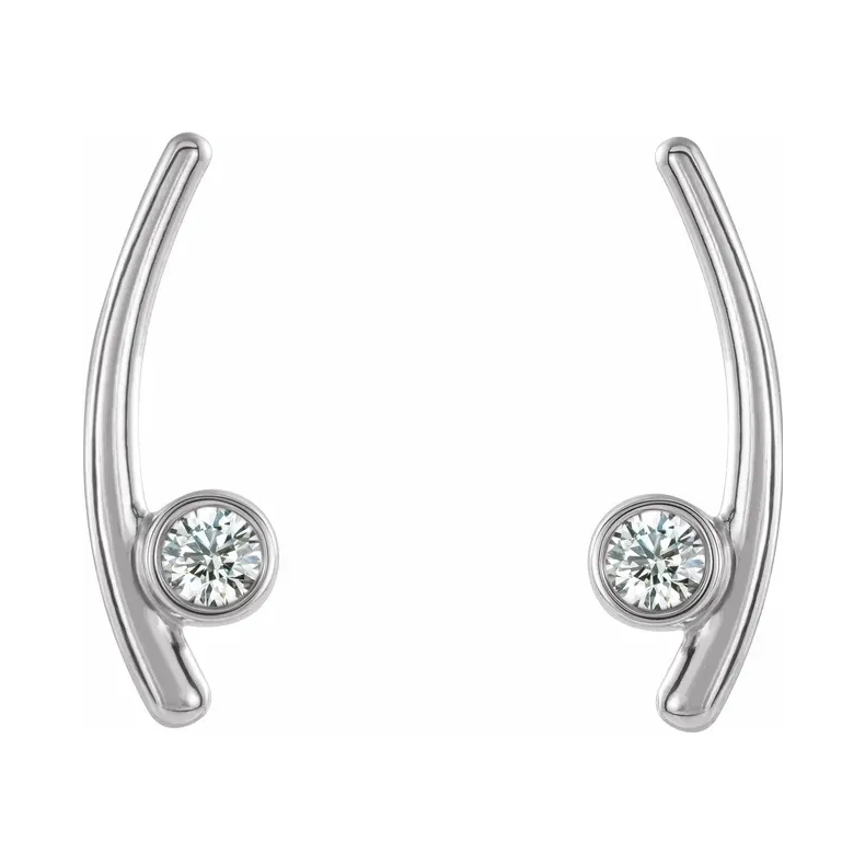 Diamond Ear Climbers