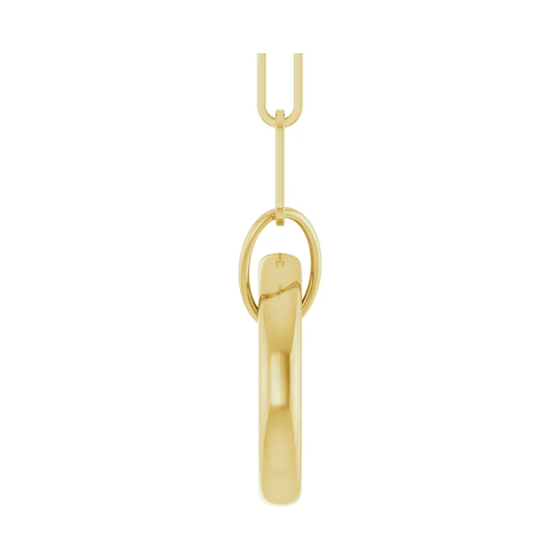 14K Solid Gold Charm Necklace