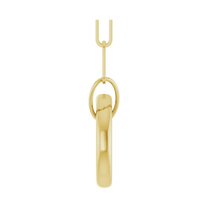 14K Solid Gold Charm Necklace