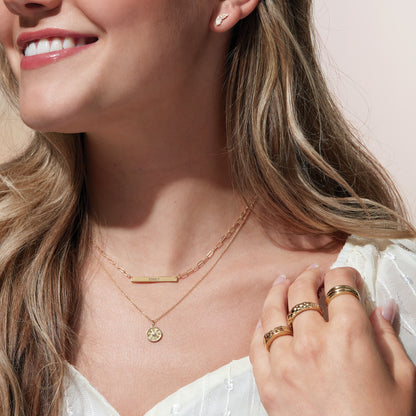 Adjustable Thread Cable Chain Necklace