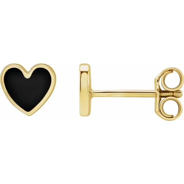 Heart Stud Earrings