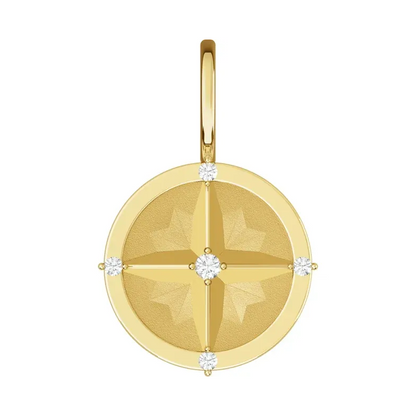 Diamond Compass Necklace