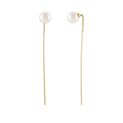 Pearl Threader Earrings