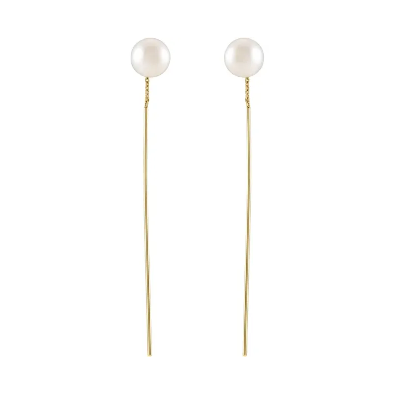 Pearl Threader Earrings