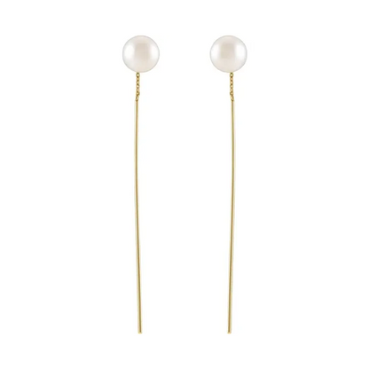 Pearl Threader Earrings