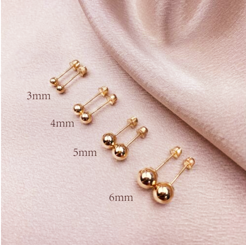 Ball Stud Earrings