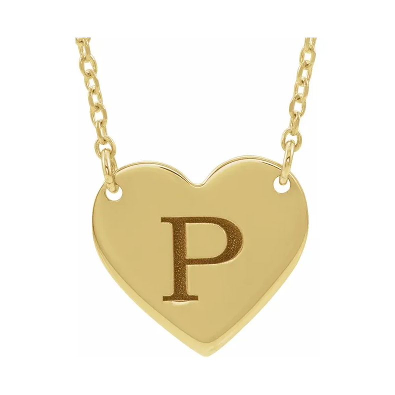 Engravable Heart Necklace