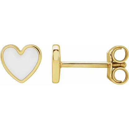 Heart Stud Earrings