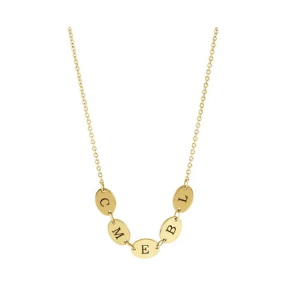 Engravable Family Disc Necklace