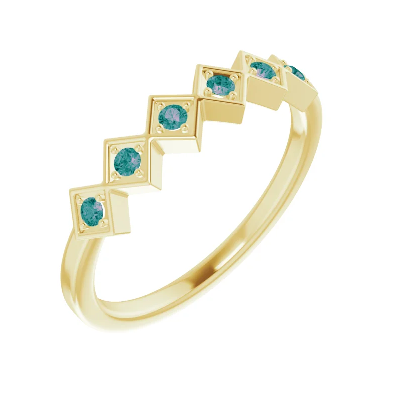 Alexandrite Stackable Ring