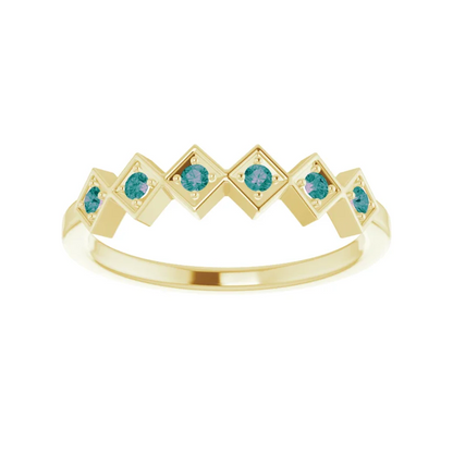 Alexandrite Stackable Ring